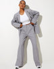 Immagine dei pantaloni Abby in grigio argento