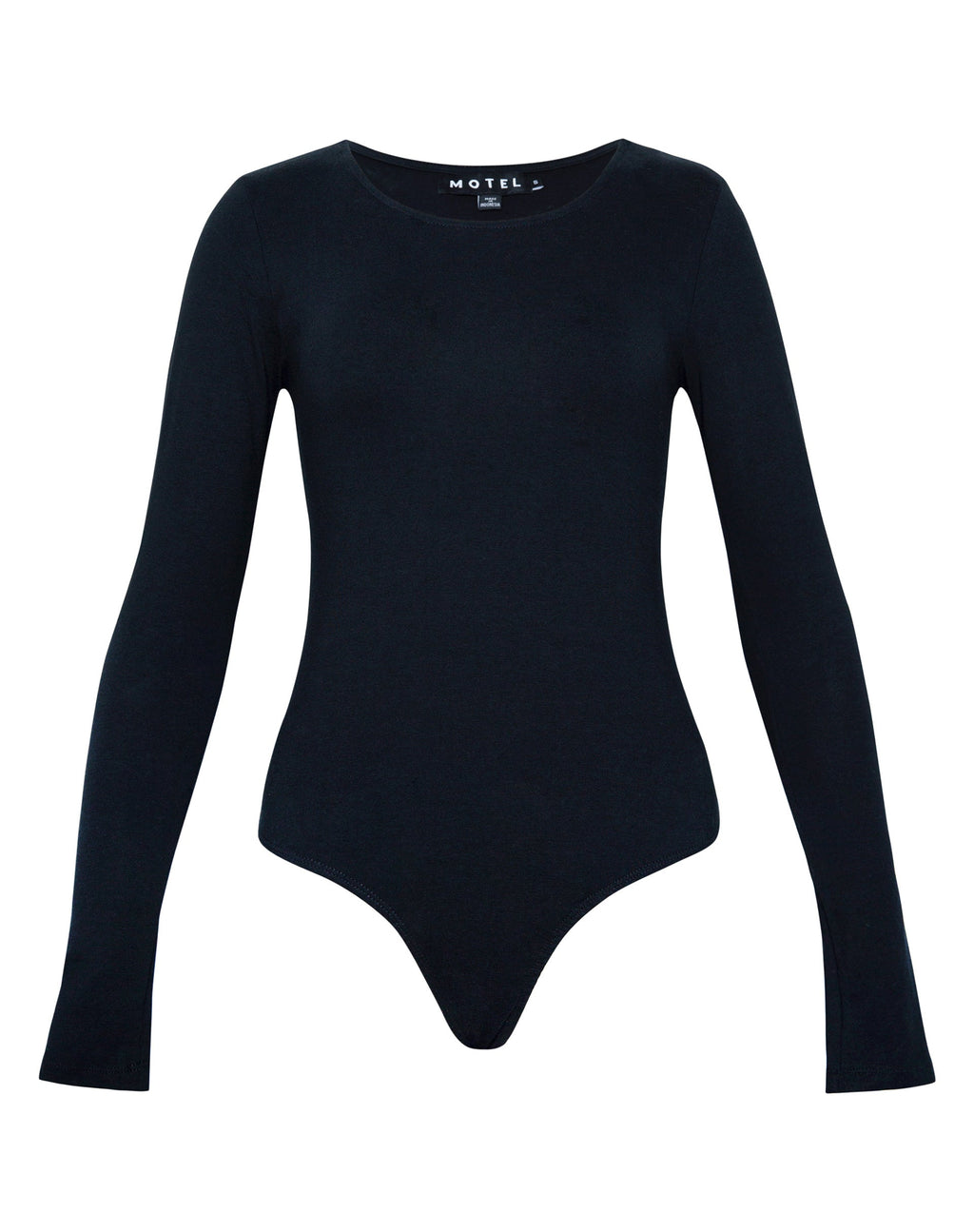 Body Abra a maniche lunghe in nero