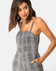 Immagine di Achem Culotte Jumpsuit in Charles Check Grigio