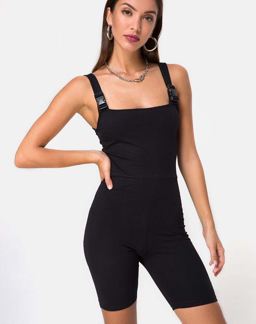 Unitard Acrety con fibbie nere