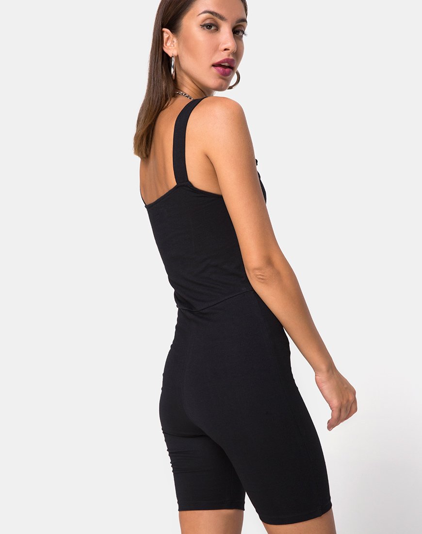 Unitard Acrety con fibbie nere