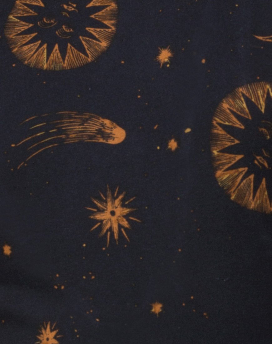 Immagine di Acro Unitard in Nero Celeste