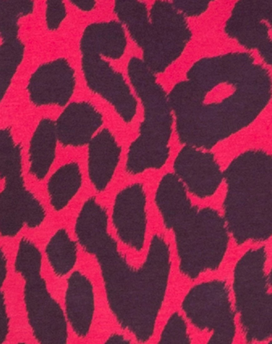 Immagine di Acro Unitard in rosso giaguaro oversize