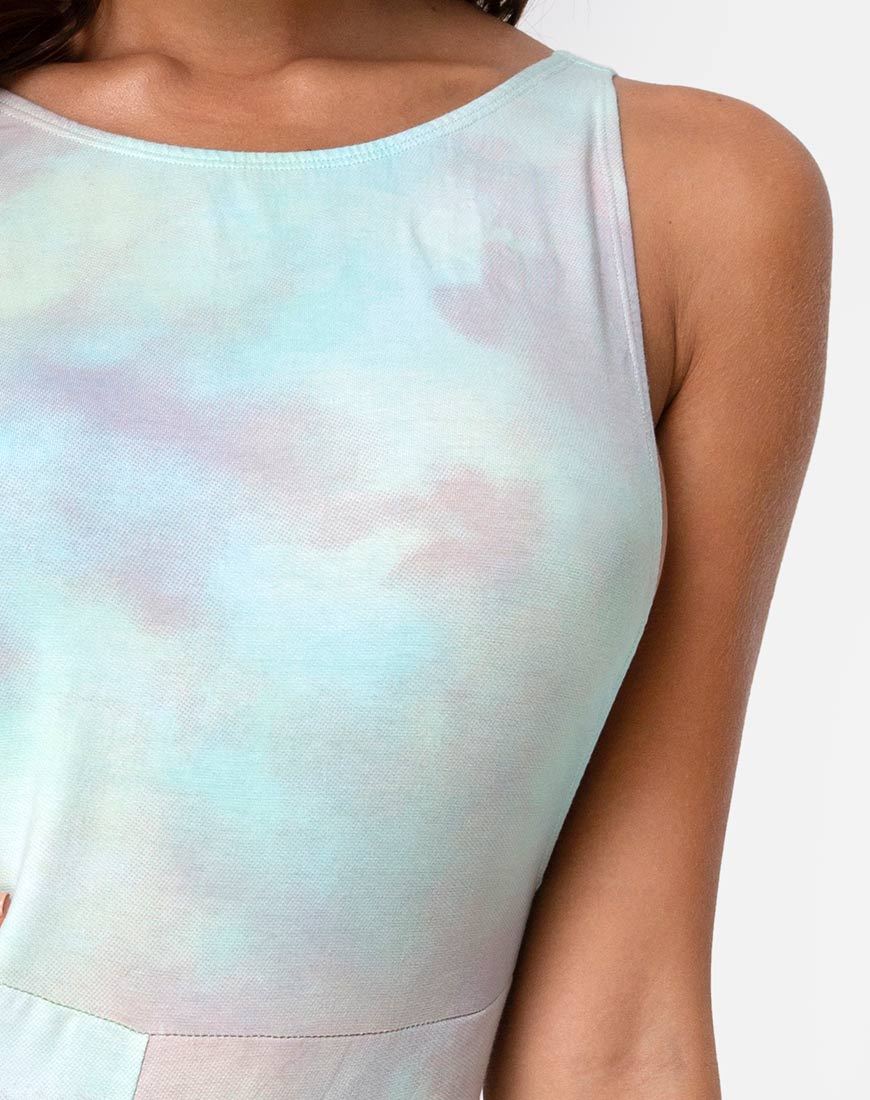 Immagine di Acro Unitard in tinta unita pastello