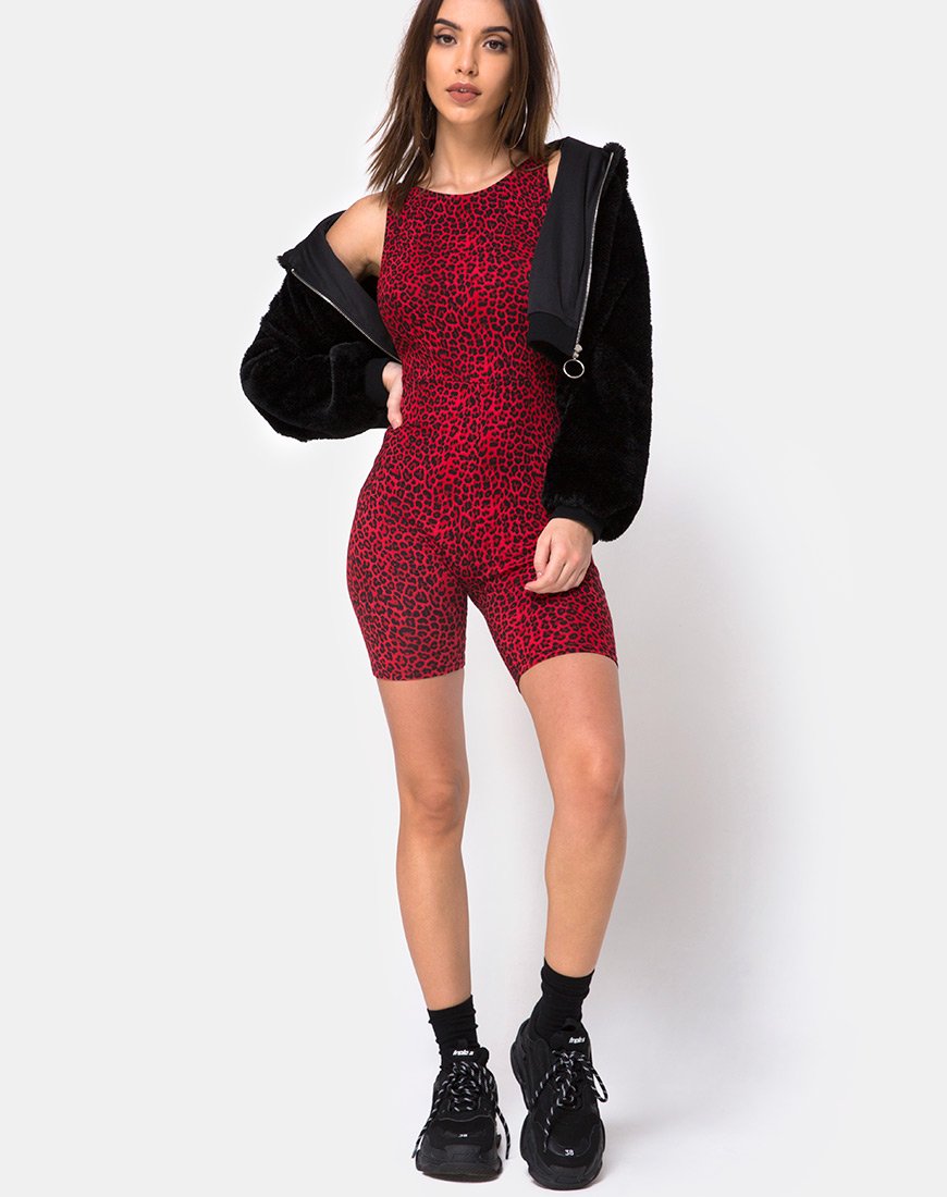 Immagine di Acro Unitard in Animal Colorato
