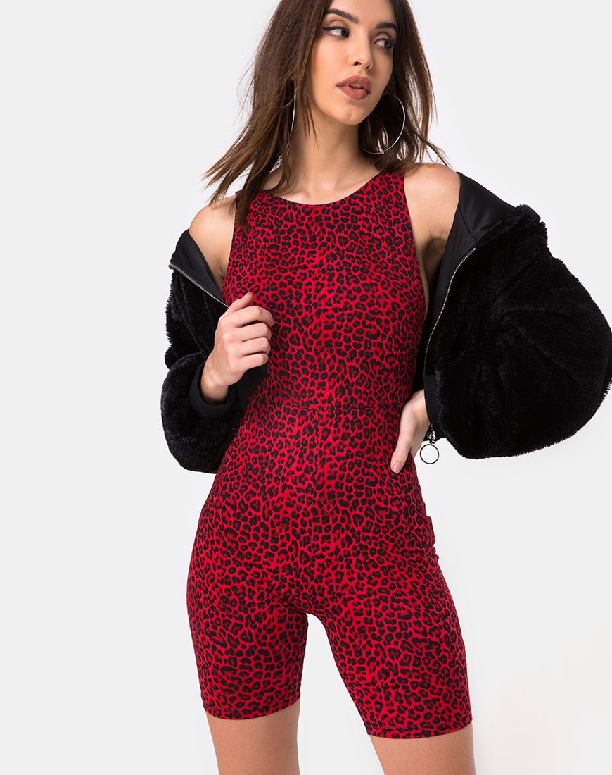 Immagine di Acro Unitard in Animal Colorato