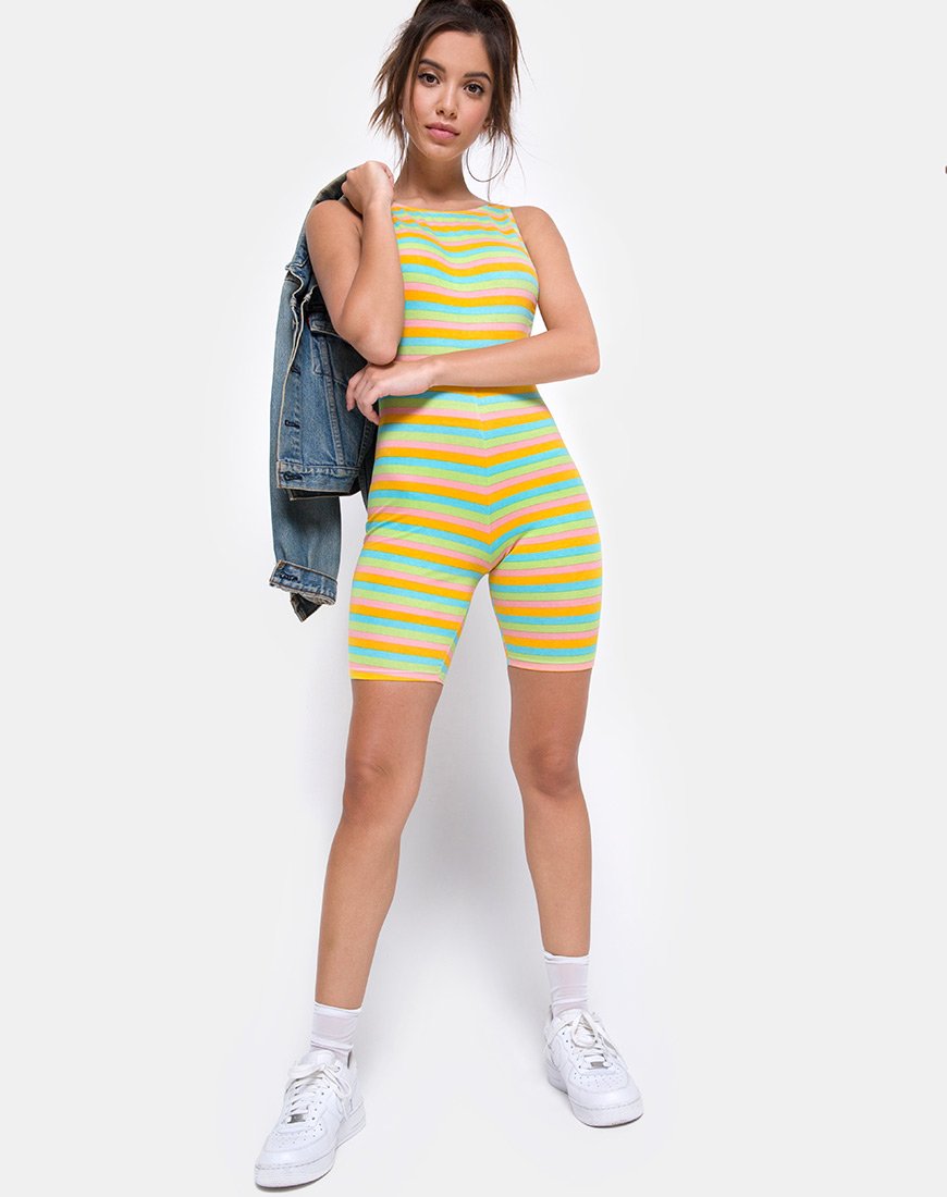 Immagine di Acro Unitard in Sweet Stripe