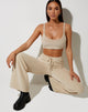Immagine di Adda Bralet Top in velluto a coste beige neutro