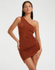 immagine di Aderai Mini Dress in Coffee Bean