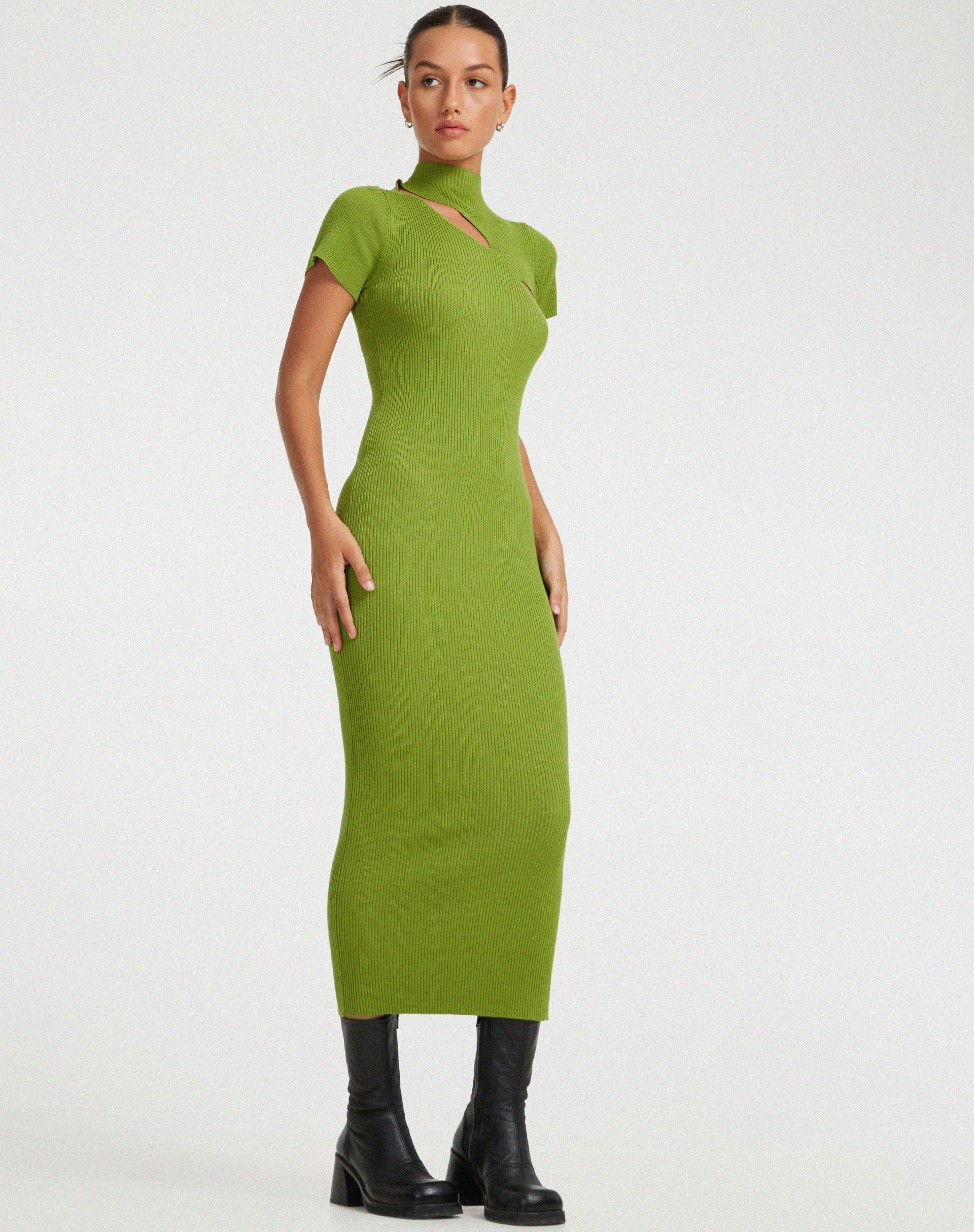 immagine di Afiqah Maxi Dress in Golden Lime
