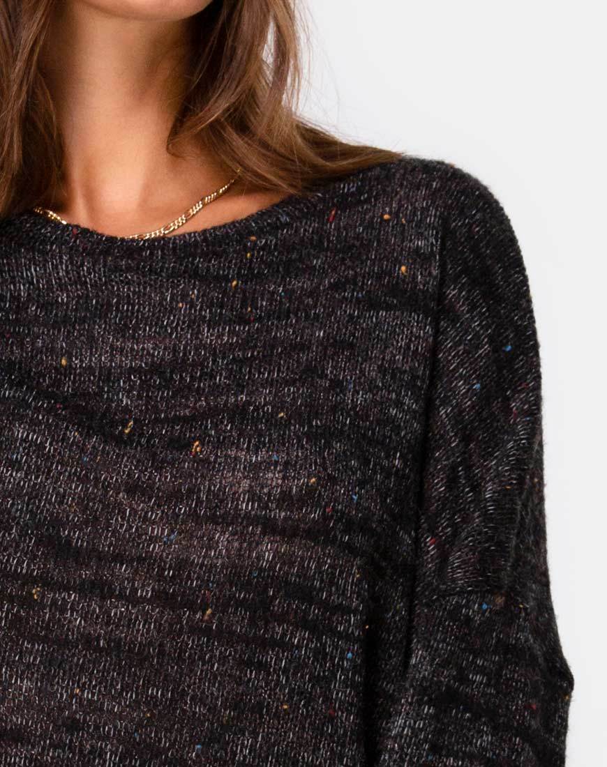 Immagine di Ajie Jumper in maglia nera