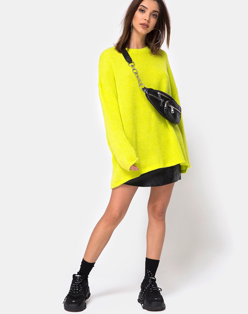 Immagine di Ajie Maglia oversize in Lime