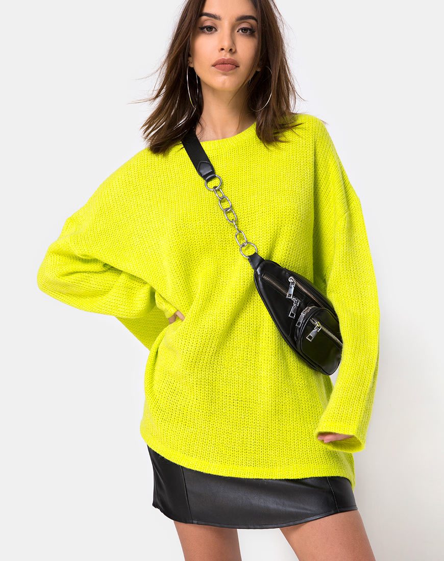 Immagine di Ajie Maglia oversize in Lime