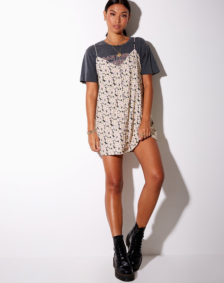 Immagine di Akina Slip Dress in Daisy Day Dream Cream