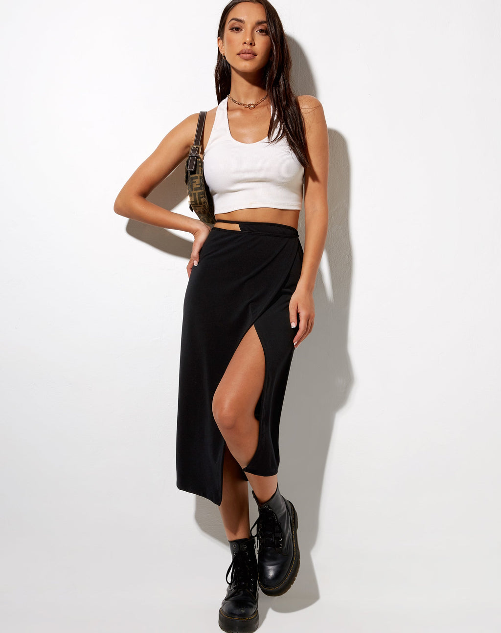 Gonna Alicia Midi in nero