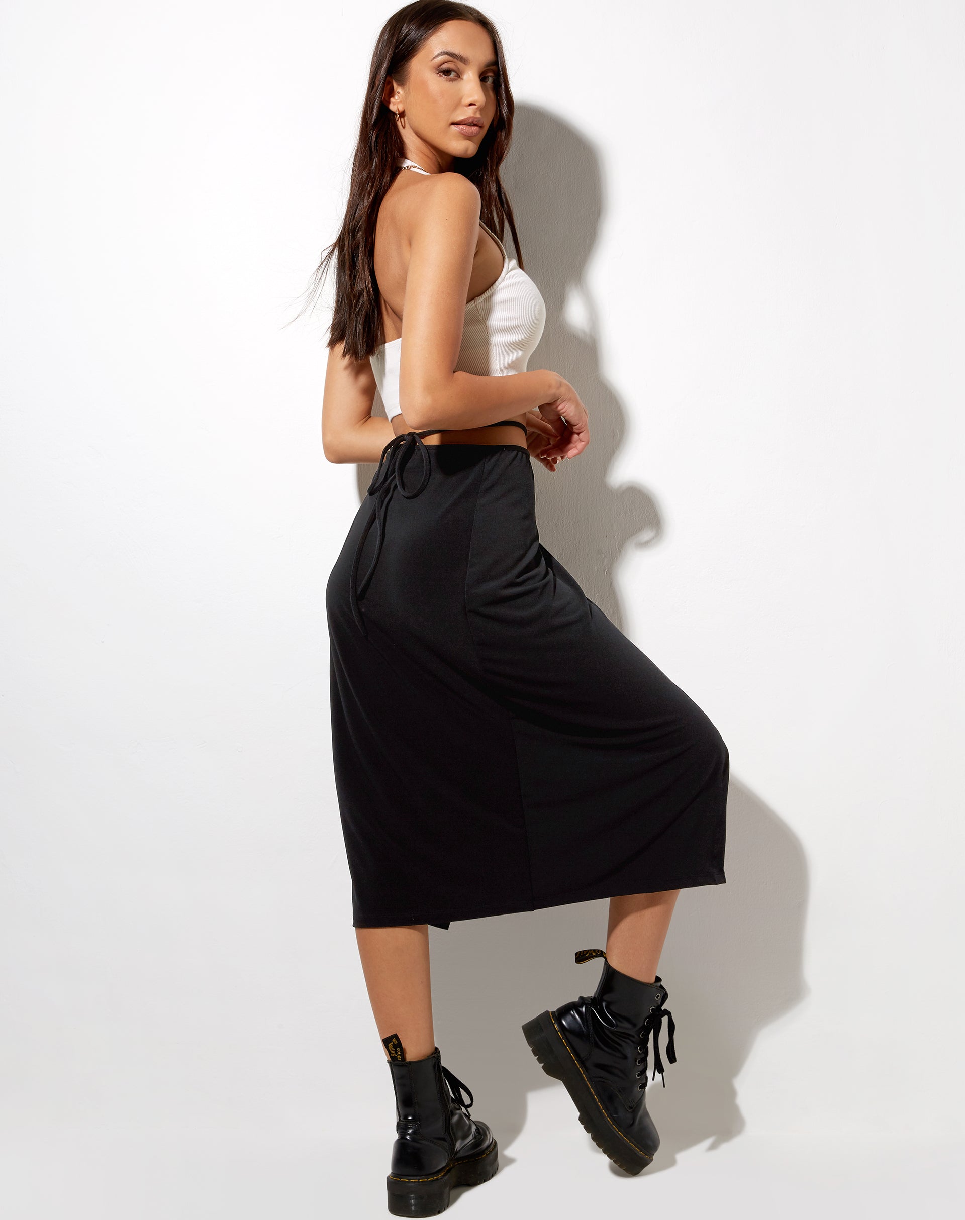 Immagine di Alicia Midi Skirt in nero