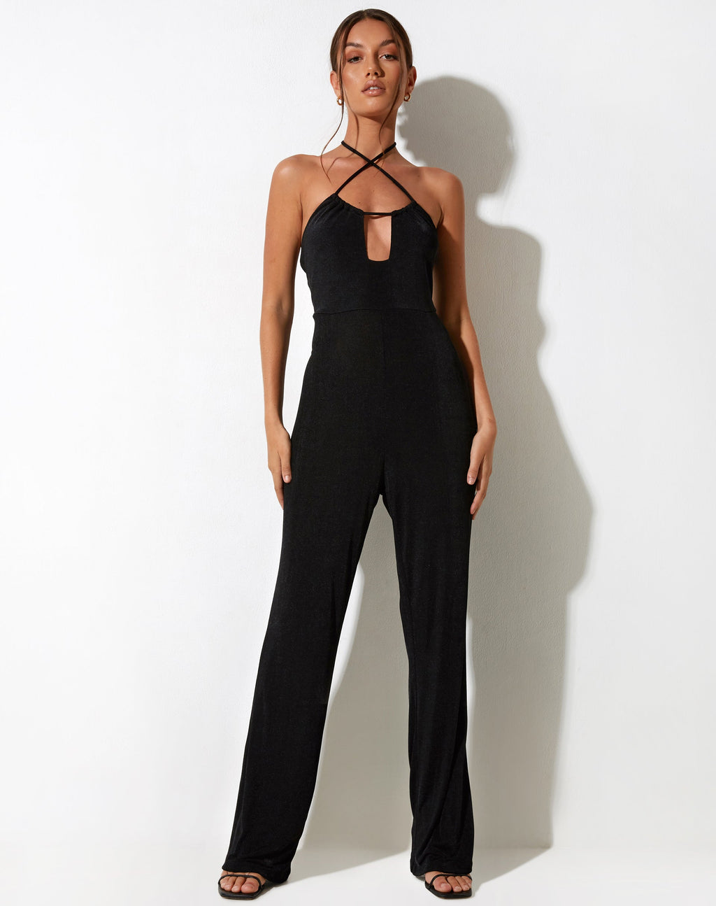 Tuta Alison in crepe nera