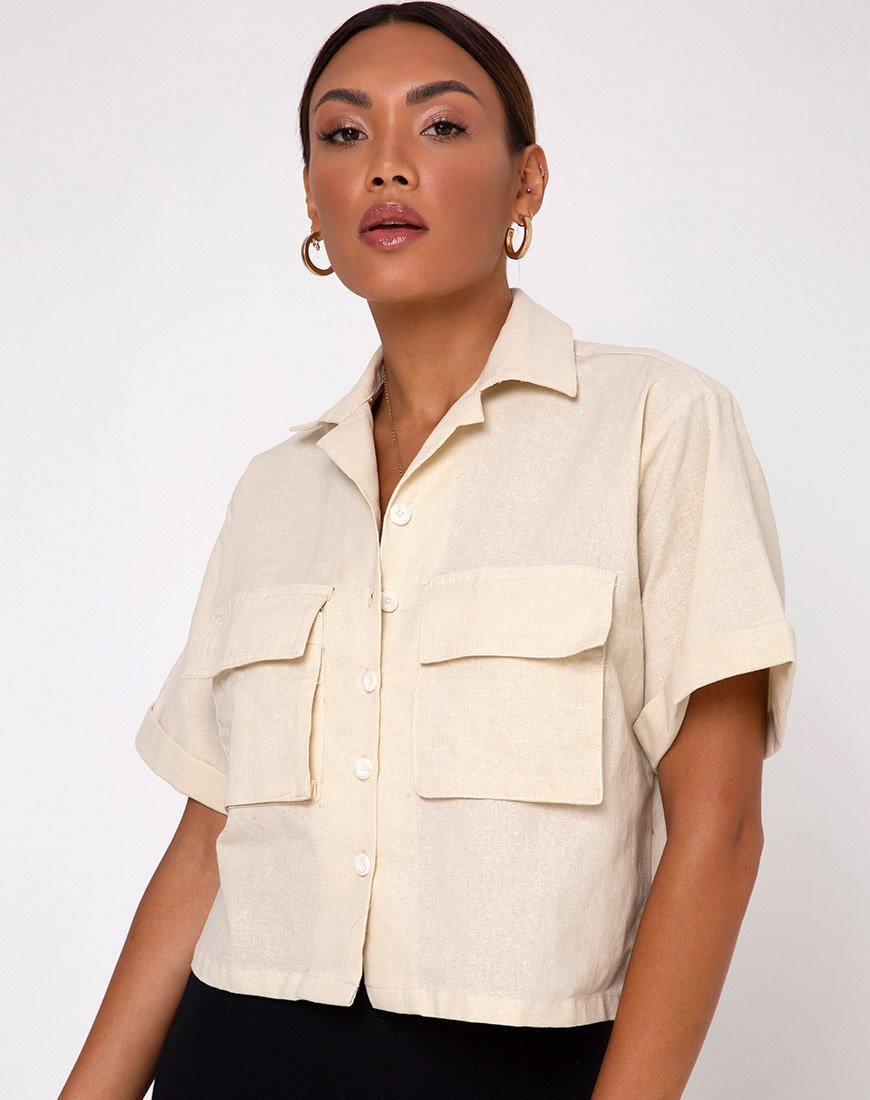 Camicia Alka in ecru
