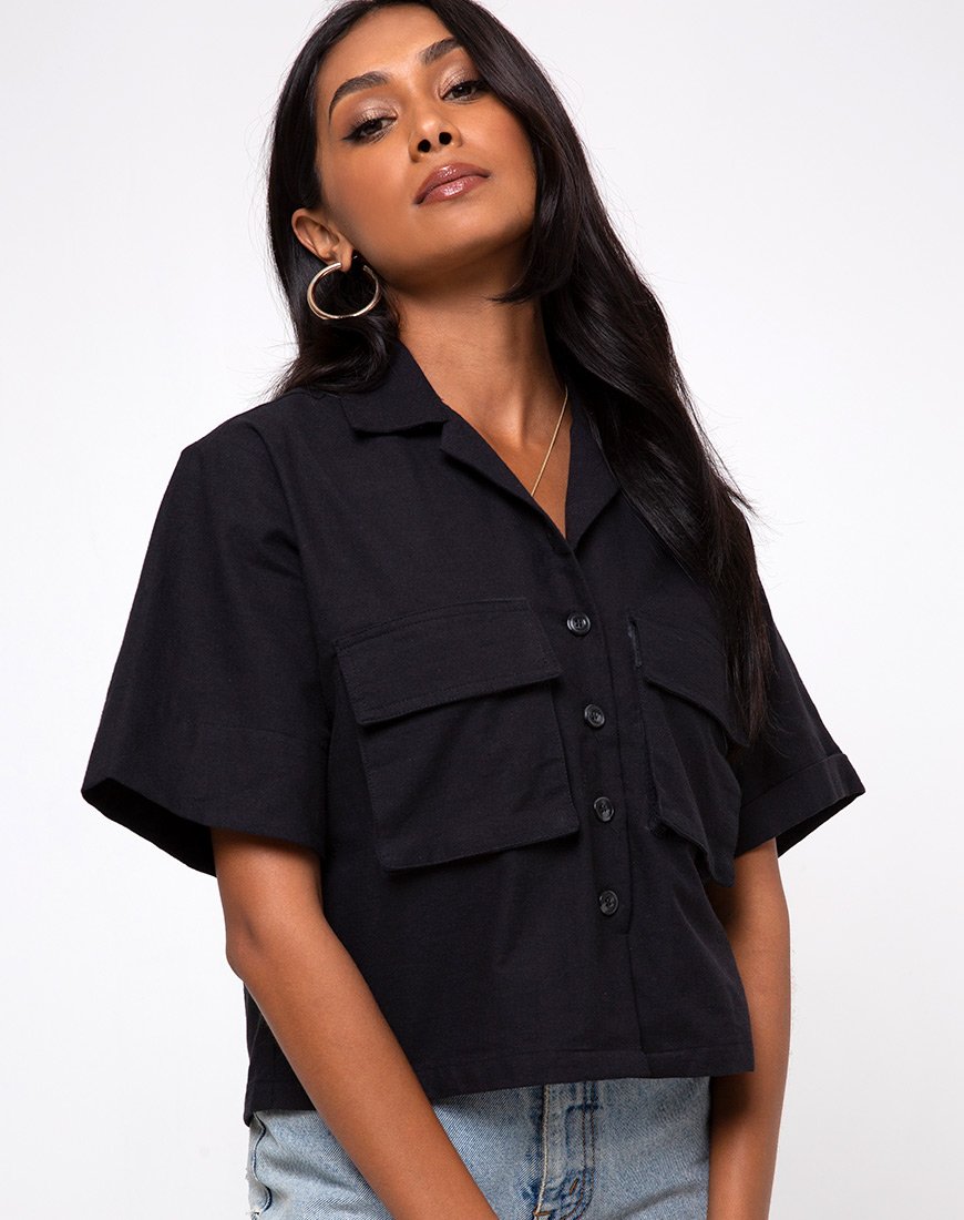 Camicia Alka Ultility in nero