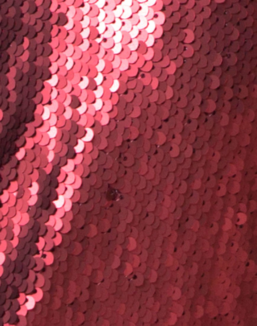 Immagine di Ally Corpetto a tuffo in scaglia di pesce opaca Vino