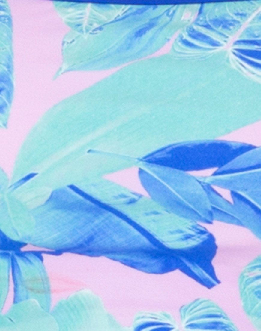 Immagine di Almond Bikini Top in Palm Glitch