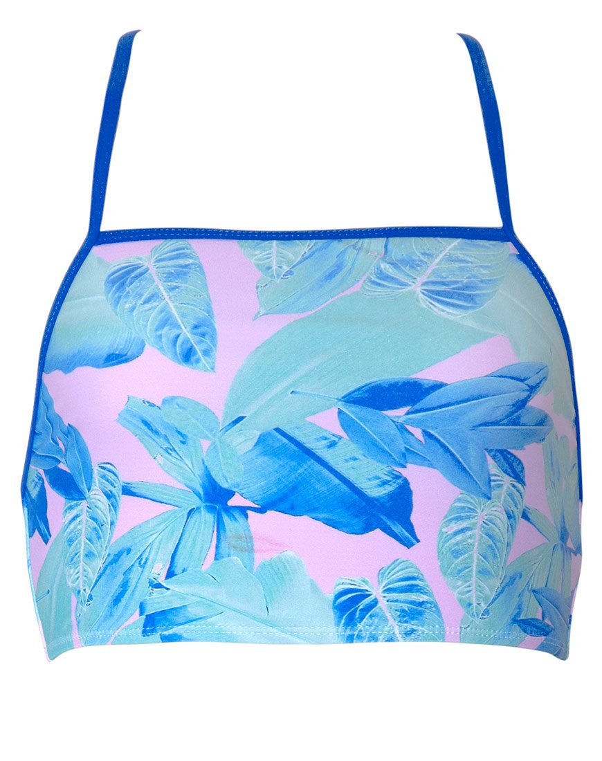 Immagine di Almond Bikini Top in Palm Glitch