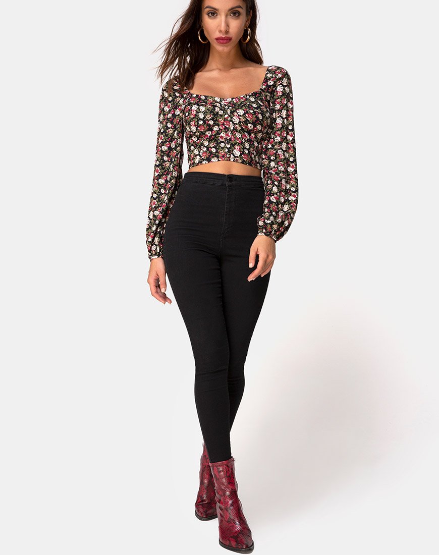 Immagine di Alor Crop Top in Courtney Floral