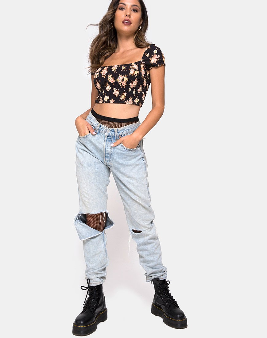 Immagine di Alya Crop Top in Rosa Antico