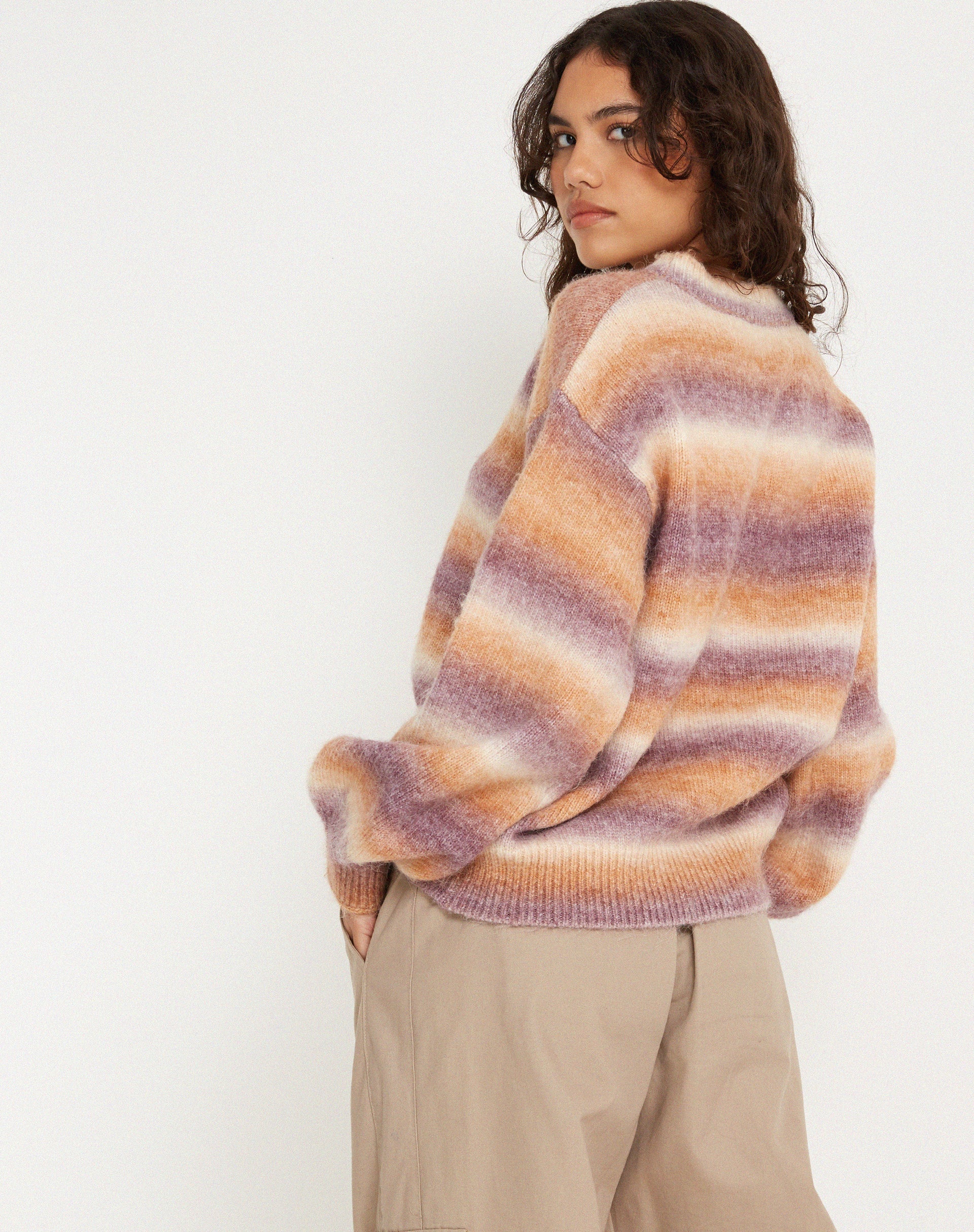 immagine di Ammaria Jumper in viola marrone crema