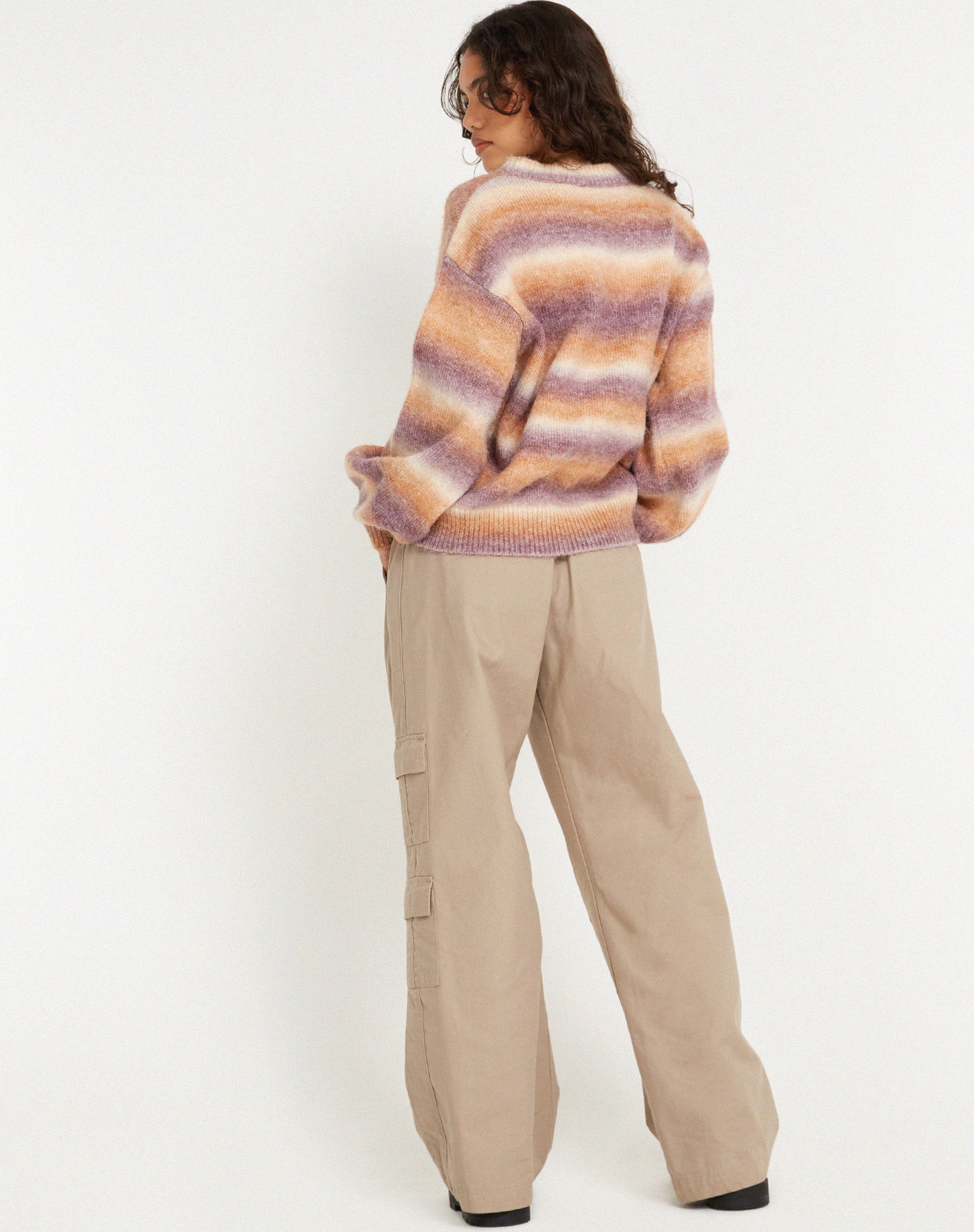 immagine di Ammaria Jumper in viola marrone crema