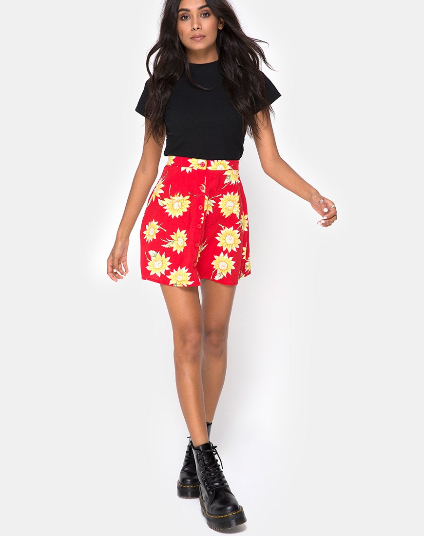 Immagine di Andrea Skater Skirt in Sunny Days Rosso