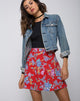 Immagine di Andrea Skater Skirt in Fleur Vintage