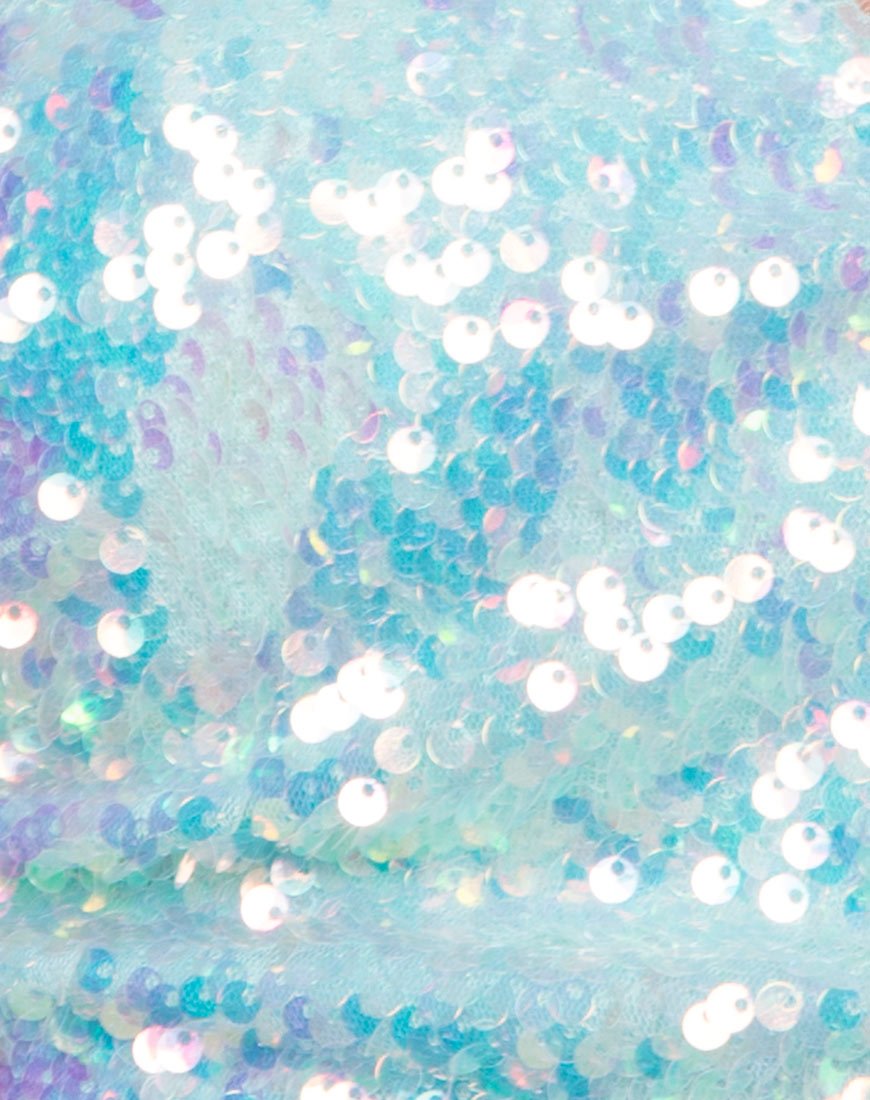 Immagine di Crystal Short in Fishcale Sequin Candy Unicorn