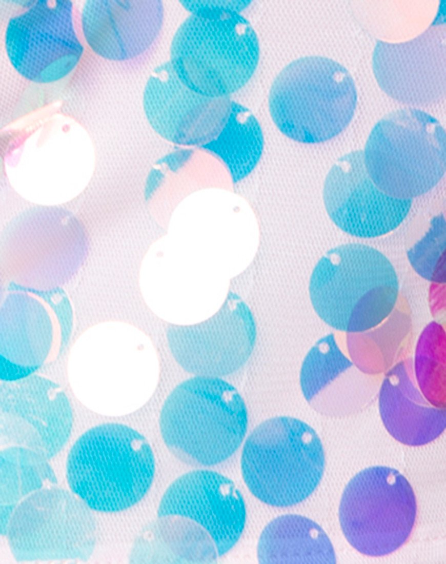 Immagine di Angel Crop Top in Unicorn Sequin