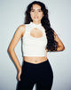 immagine di Annesley Crop Top in Avorio