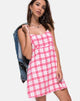 Immagine di Anoma Slip Dress in Picnic Check Rosa