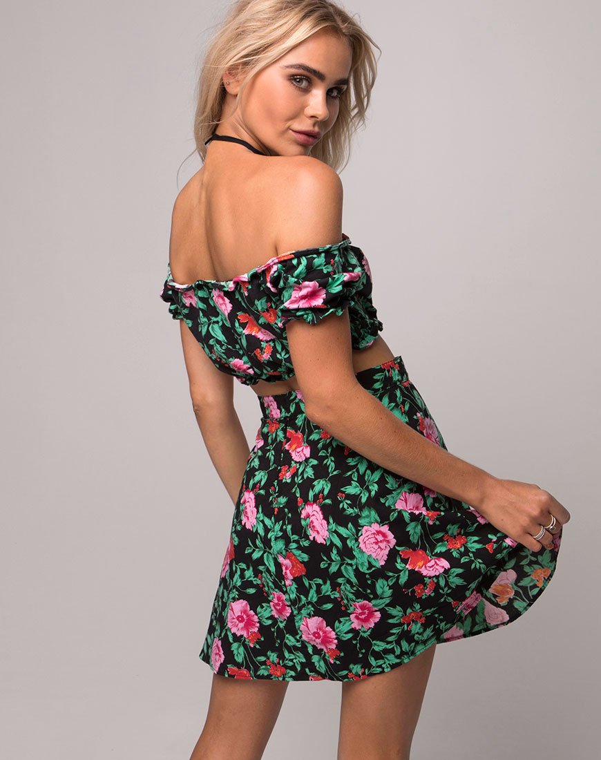 Immagine di Antonia - Gonna a ruota in fiore