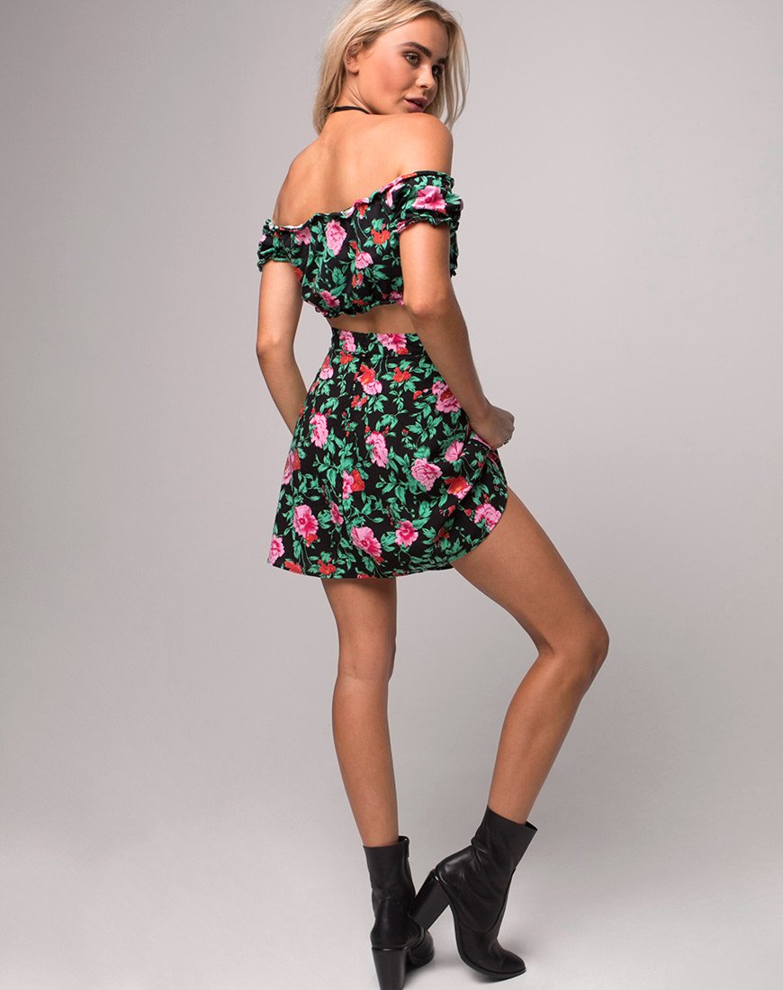Immagine di Antonia - Gonna a ruota in fiore
