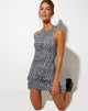 Immagine di Ardilla Bodycon Dress in Wavey Dogtooth