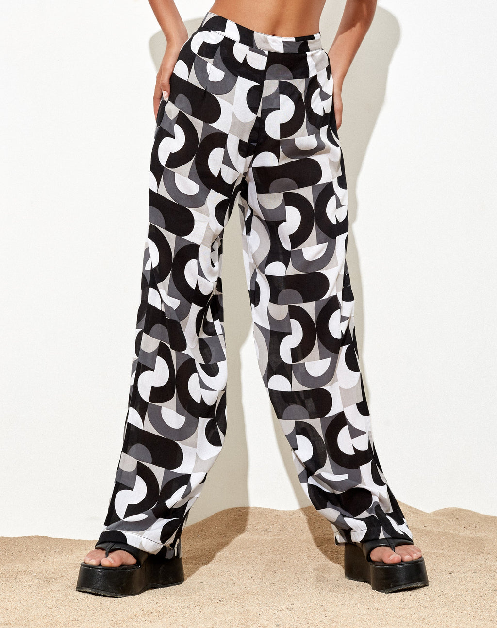 Pantalone Ari Palazo in tonalità retrò opaca