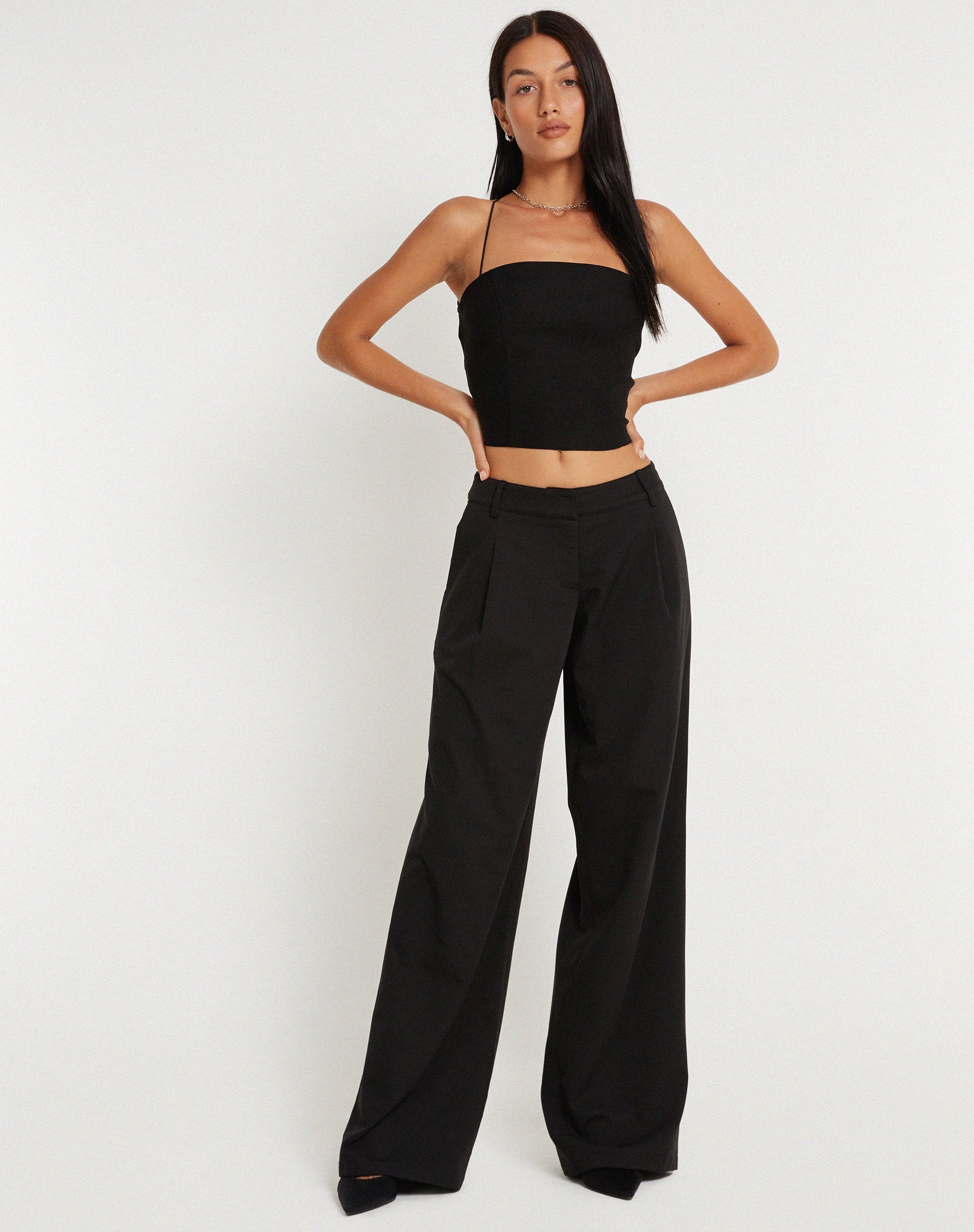 Immagine di Ariana Crop Top nero