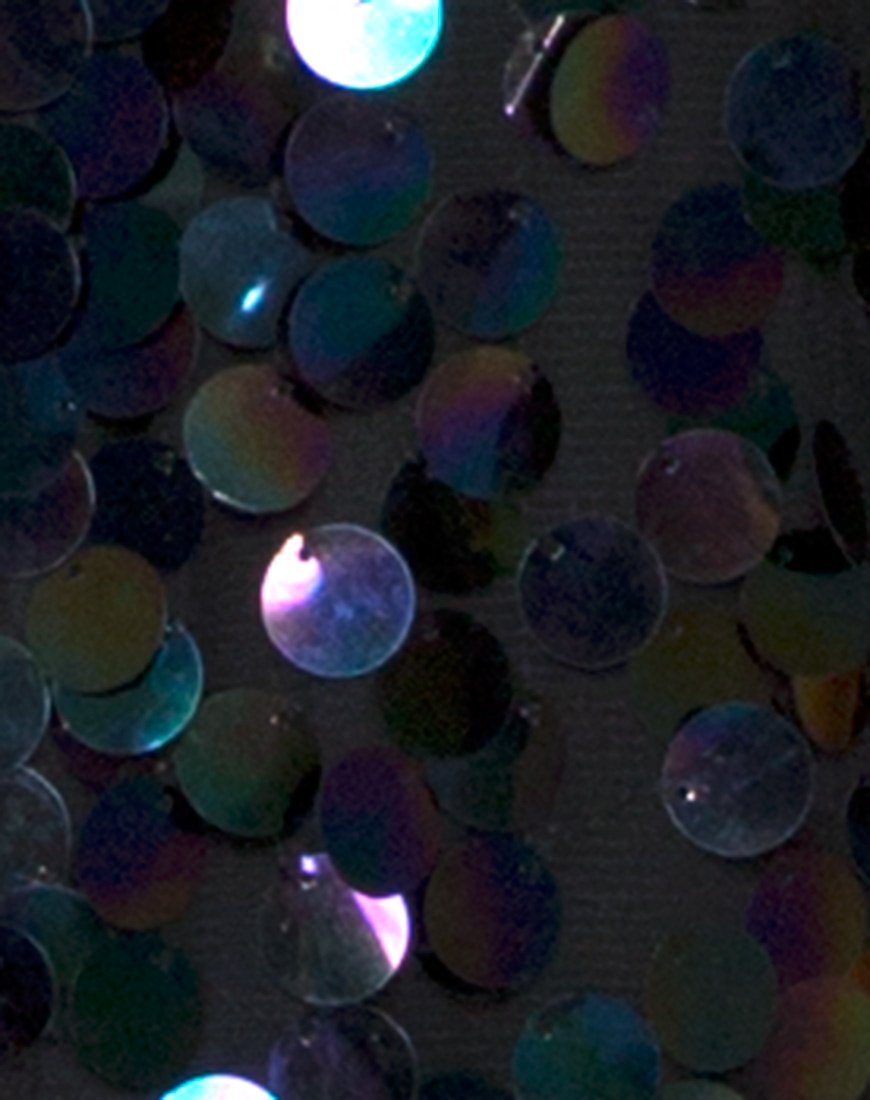 Immagine di Ariel Corpetto a tuffo in disco di paillettes Petrol