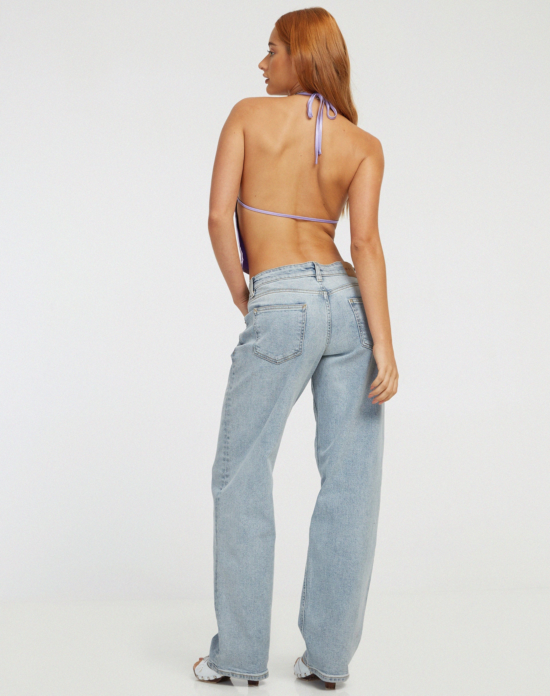 immagine di Arula Cami Top in satin lilla