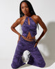 Immagine di Asmi Crop Top in Desert Terrain Purple
