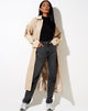 Immagine di Assa Trench Coat beige con fodera a righe