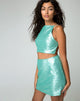 Immagine di Weaver Gonna in menta piperita Mini Sequin