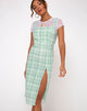 Immagine di Ayuka Midi Dress in tovaglia Neo Mint