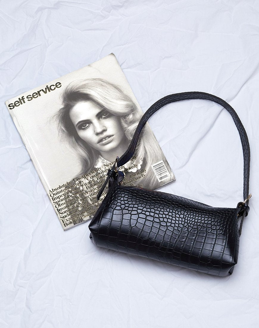 Immagine della borsa a tracolla Leila in nero