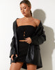 immagine di Baha Bandeau Top in Bubble Jersey Nero
