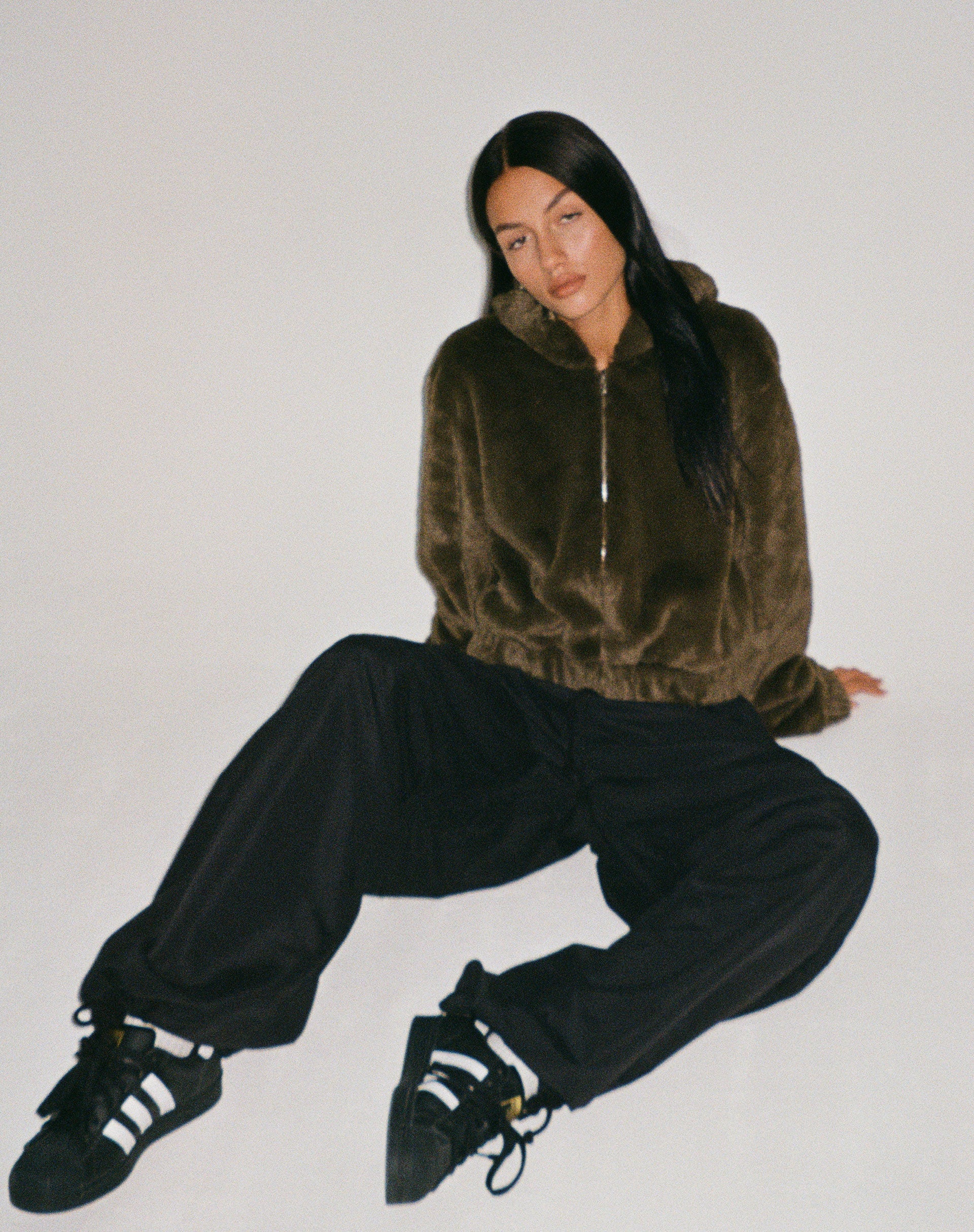 Immagine della giacca Banowa Zip Up in Olive
